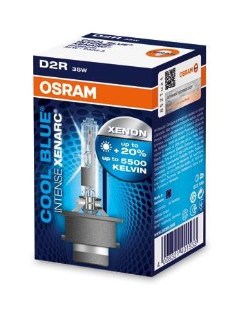 Ampoule Xénon OSRAM D2R XENARC® COOL BLUE INTENSE - 66250CBI